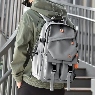 Backpack Men′ S Backpack Large Capacity Backpack Leisure Trend Sports Bag Computer Bag Male Compute Backpack College Schoolbag Travel Bag Laptop Backpack